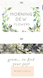 Mobile Screenshot of morningdewflowers.com